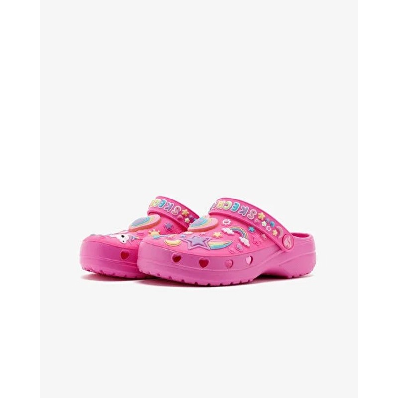 Skechers Heart Charmer - Girly Land Kız Çocuk Terlik (308406L HPMT) Skechers Heart Charmer - Girly Land Kız Çocuk Terlik (308406L HPMT)
